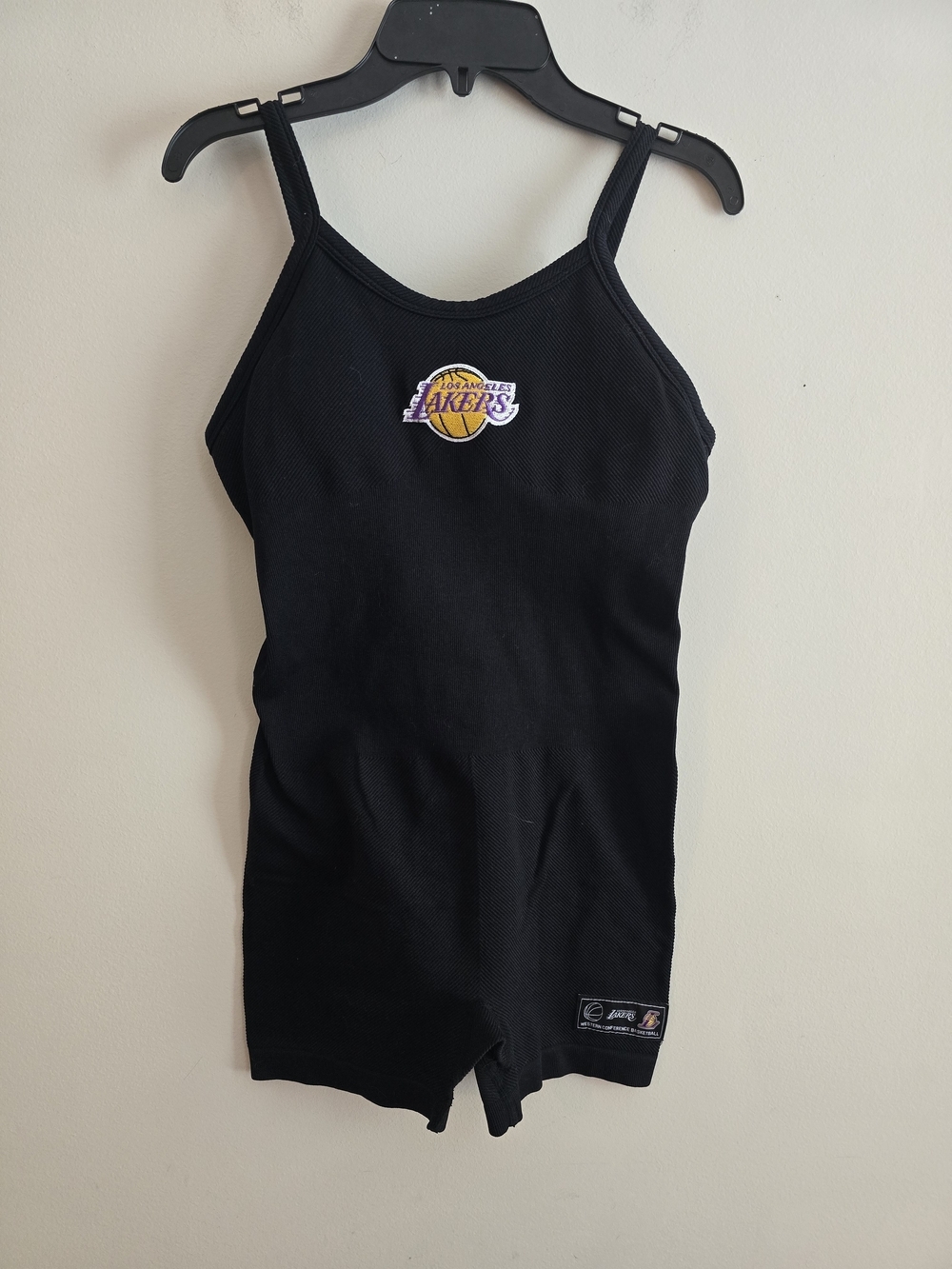 Womens NBA Lakers One-Piece Athletic Romper